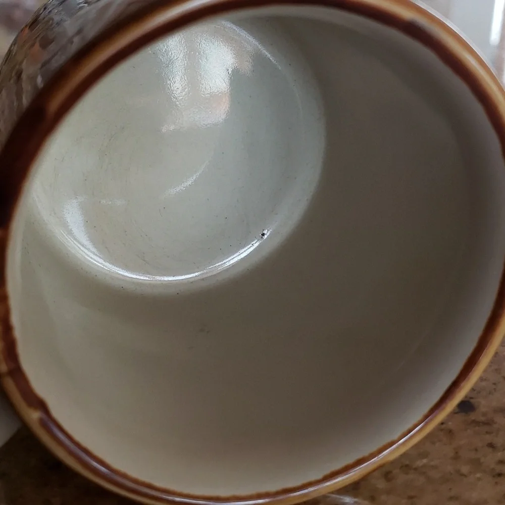 Vintage Floral JMP Casualstone Korea Coffee Mug Cup, Set of 2